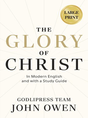 cover image of John Owen the Glory of Christ